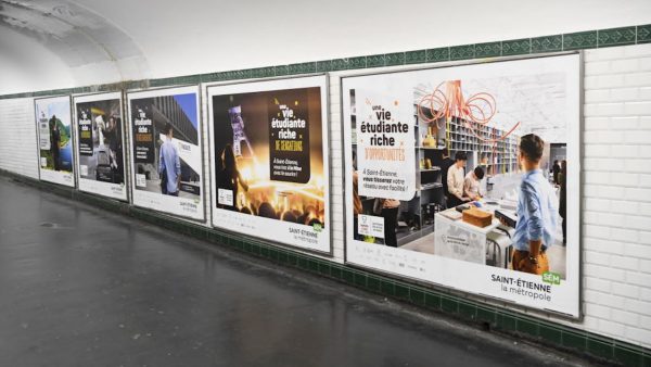 campagne pub saint-étienne métro